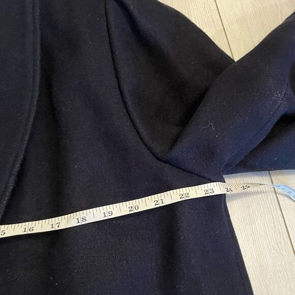 Vintage 80s Antels wool coat gold buttons oversized - Picture 9 of 11